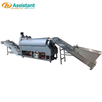 China Roostermachine voor gele thee DL-6CSTL-Q80 Continu gasverwarming Enzymdroger Stoommachine Te koop