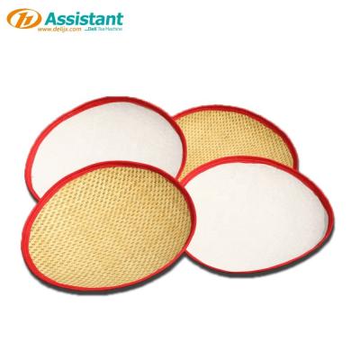 China Vegetable Raw Material Bamboo Plaque Round Dustpan for DL-6CRH-120B Tea Processing Machine for sale