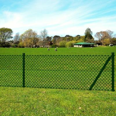 China Easily Assembled High Quality Galvanized And PVC Coated Wire Chain Link Fence for sale