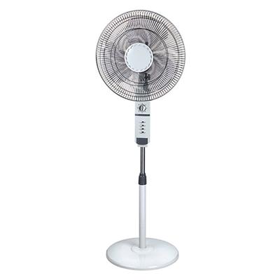 China Wanbao modern and fashional vertical lifting timer floor electric fan base 5 blade stand fan high speed wind electric shake head fan 18 inch for sale