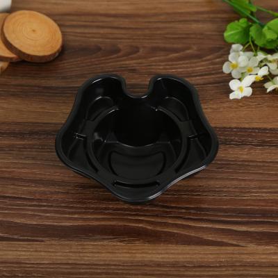 China Free Shipping Biodegradable in USA Plum Blossom Shaped Food Holder Cup Snack Top Tray for sale