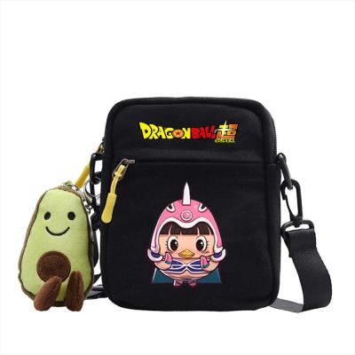 China New Dragon Ball Canvas Shoulder Bag Simple Dragon Men's Shoulder Bags Boys Messenger Bag for sale