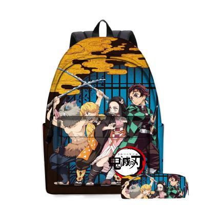 China Demon Slayer Backpack School Bag Slayer 3d School Bag Slayer Anime Waterproof School Bags for sale