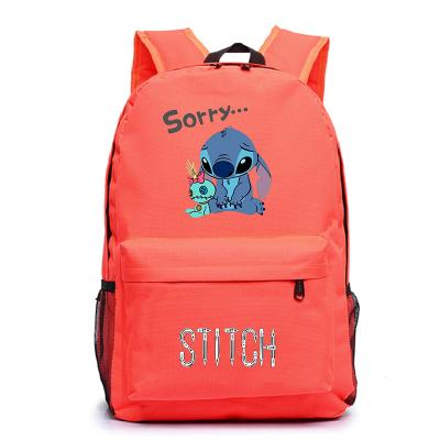 China Waterproof Stitch Girls Backpack Teens / School Bag Stitch Boys School Bags for sale