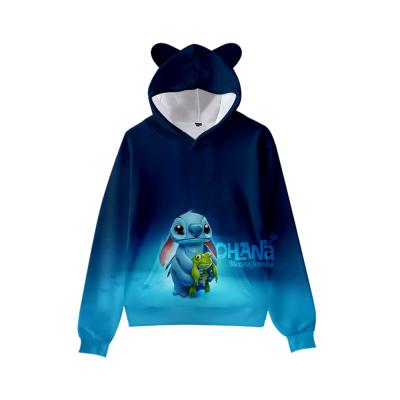 China Children Clothing Boys And Girls 3D Cartoon Dot Cowl Pullover Sweater Anti-Shrink Long Coat for sale