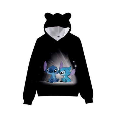 China Children Clothing Boys And Girls 3D Cartoon Dot Cowl Pullover Sweater Anti-Shrink Long Coat for sale