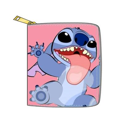 China Stitch Waterproof Kids Wallet Chain Women Stitch Chain Wallets Stitch Kids Travel Wallet for sale