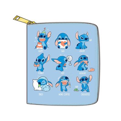 China Waterproof Stitch Wallets for Boys Wallet with Coin Slot Stitch Coin Sorter Wallet for sale