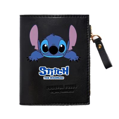 China Fashion Dot Wallet Cartoon Dot Stand Waterproof Wallet Short Zipper Wallet for sale