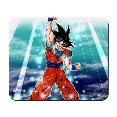 China Cartoon New Product Dragon Ball Square Cartoon Gmaing Mouse Pad for sale