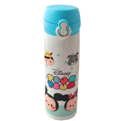 China Cartoon Stitch Stainless Steel Thermos Mug Mickey Mouse Kids PORTABLE Vacuum Flask for sale