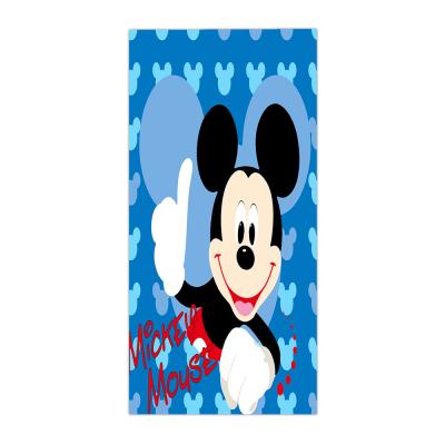 China Funny Cartoon Mickey Loose Beach Towels Mickey Beach Towels Kids Safe Oversized Beach Towel for sale