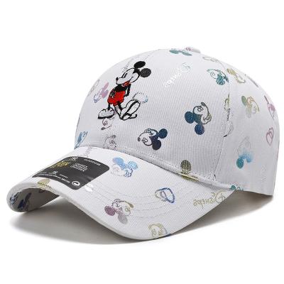 China breathable & New Spring And Summer Waterproof Baseball Cap For Men And Women Shade Sun Hats Fashion Outdoor Mickey Hat for sale