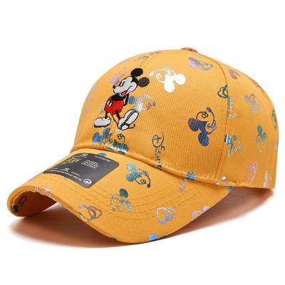 China breathable & New Spring And Summer Waterproof Baseball Cap For Men And Women Shade Sun Hats Fashion Outdoor Mickey Hat for sale