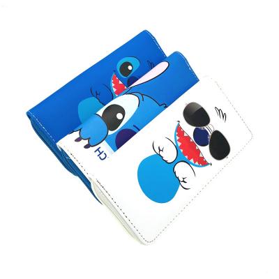 China Cute Cartoon Stitch Girl PU Waterproof Stitch Long Wallet Men Flat Wallet For Men Stitch Wallet for sale