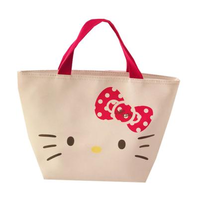 China New Waterproof Cute Dot Insulation Lunch Bags Lunch Bag Lunch Box Food Warmer Bag for sale