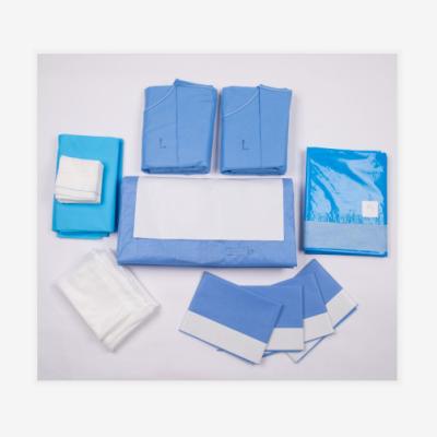 China CE Manufacturer Sterile obstetric package Disposable Cesarean Pack C-section Pack for sale