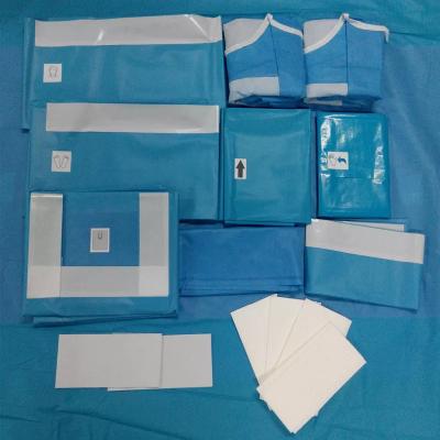 China Disposable Sterile Orthopedic Drape Pack Impervious U Drape for sale