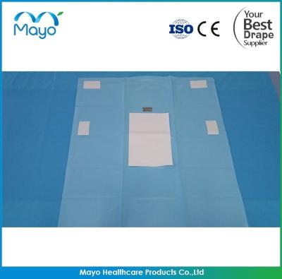 China OEM 40Gsm SMS Drape Sterile Anesthesia Drape EO Sterilized for sale