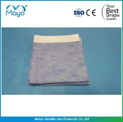 China 35GSM 40GSM Disposable Draw Sheet For Patients Blue SS Or SMS for sale