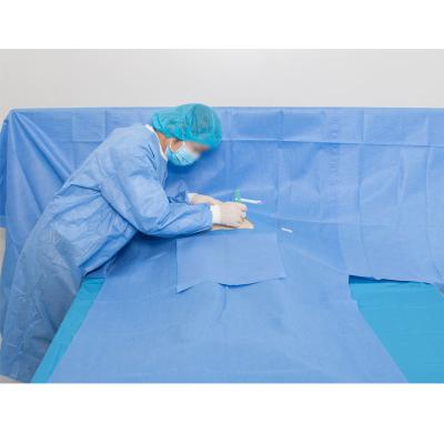 China Laparotomie-Chirurgie drapieren Satz-Krankenhaus Mayo Table Cover Drape zu verkaufen