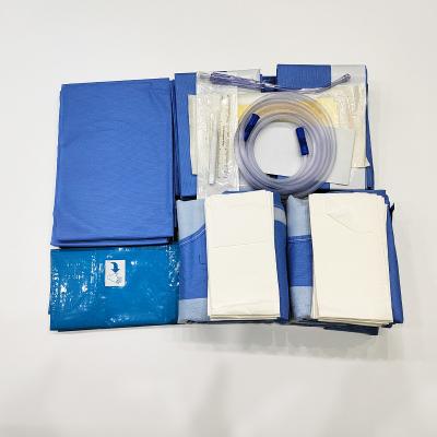 China OR Brain Cranial Surgical Drape Universal Sterile Neuro Drape Pack for sale