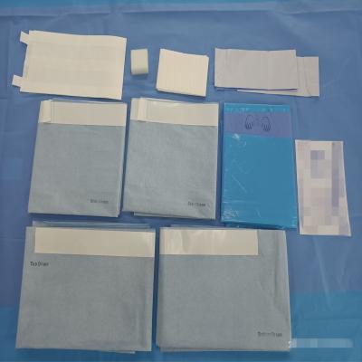 Chine Latex free Disposable Sterile Surgical Universal Drape Pack without surgical gown à vendre