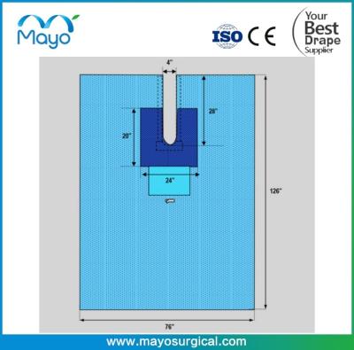 China OR Room Surgical Use Disposable EENT Split U Drape, 76