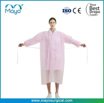 Китай Customizable Disposable Isolation Gown PP Material Blue Green Yellow Color Waterproof, Breathable продается