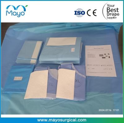 China Hospital use Disposable Sterile Surgical Neuro Drape Pack for sale