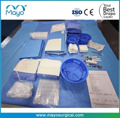 China Sterile Supply Cath Angio Kit With Drape Femoral Angiography for sale