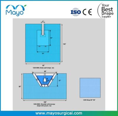 Chine Matériau complexe chirurgicale de l' arthroscopie de l' épaule Drape Pack à vendre