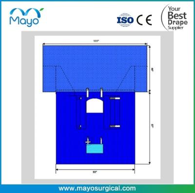 China Complex Material Surgical Bariatric Drape With 3M Film for sale