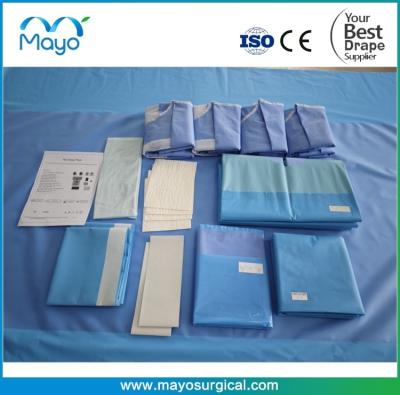 China Eenmalig steriele chirurgische heupchirurgie drape pack Te koop