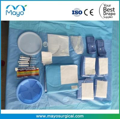 China Angiography Procedure Surgical Cardiovascular Pack With All In One for sale