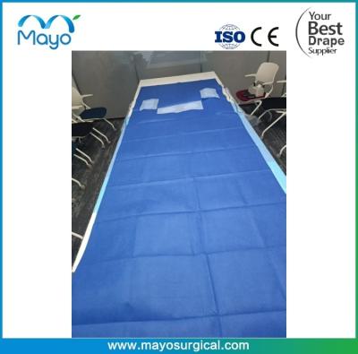 China CathLab Use Surgical Angiography Drape With 4 Hole for sale