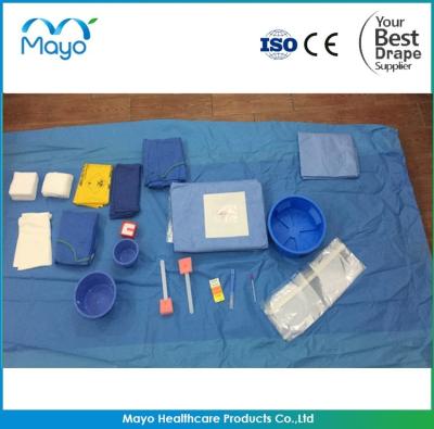 China Surgical Cardiovascular Drape Sterile Angiography Drape Set for sale