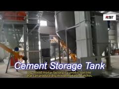 semi-automatic pre-mixed floor decorative mortar supplier of leveling coating production line