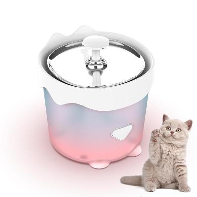 China Automatic Cat Drinking Station Drinking Well 1.4L Silent Cat Water Fountain with Smart Pump and LED Indicator Pet Water Bowl for sale