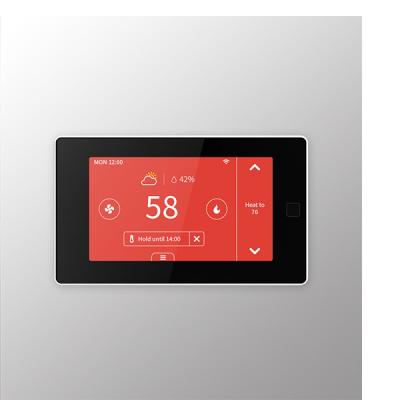 China Modern Wifi Thermostat Google Home Programmable HVAC Room Smart Thermostat Room for sale