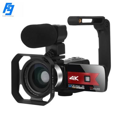 China 56MP Factory 4K Camcorder 56MP Portable Camera HD Digital Len/MIC/Len Hood /Folding Wide Angle Handle for sale