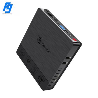 China Intelx5 Z8350 4G/64G BT3 PRO Mini Desktop PC 2.4G+5G WIFI 1000M LAN WIN10 II Lightweight Smart Box Logo Printing for sale