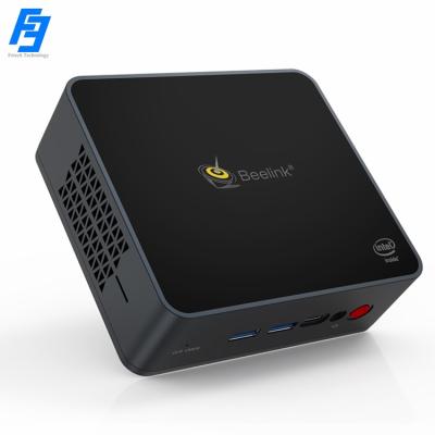 China Beelink GK55 J4125 Left Dual HD Desktop Mini Smart Box 4GB/64GB Support HDD Dual Left HD Dual HD Display With Silent Fan Cooling System for sale