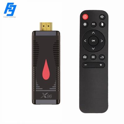 China Android 10 Stick X96 S400 Allwinner H313 Quad Core Support 4K 60fps Mini TV Smart Box 1GB 8GB 2.4G WiFi WiFi for sale