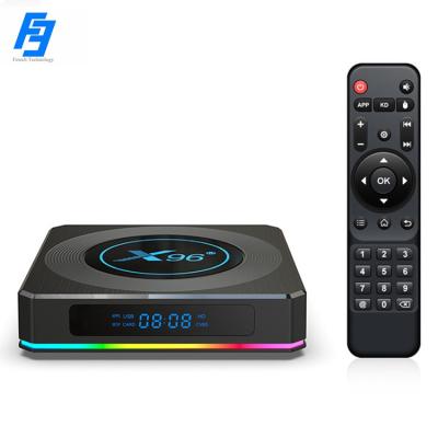 China Amlogic S905X4 X96 X4 New Model 8K Set Top Box 100M LAN Smart TV Box 100M LAN Smart TV Box Network Media Player 2.4G/5G for sale