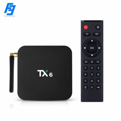 China 3D 4K HD H.265 Android 9.0 TV Box TX6 Android TV Dual WiFi 2.4G+5G BT Smart Box Quad Core 3D 4K HD H.265 USB3.0 Box 4GB DDR3 32GB EMMC for sale