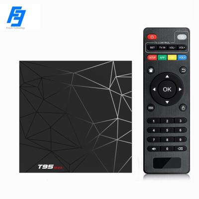 China 6K T95 MAX Android 9.0 2GB/16GB 2.4G WiFi Cheap Price Allwinner H6 Chip Android Smart TV Box for sale