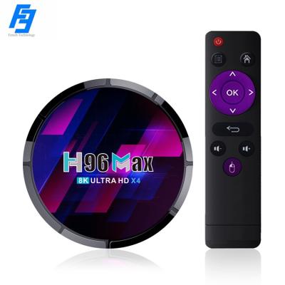 China 8K 8K Android TV 10.0 ROM 2.4G/5G+AC WiFi Fast Speed ​​Colorful Design HD Set Top Box H96 Max X4 4GB RAM 64GB 1000M LAN for sale