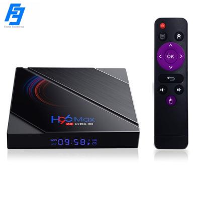 China 6K H96 MAX H606 Android TV Box Support Voice Remote Control 10.0 4GB RAM 32GB ROM Dual-Band WiFi 100M Smart TV for sale