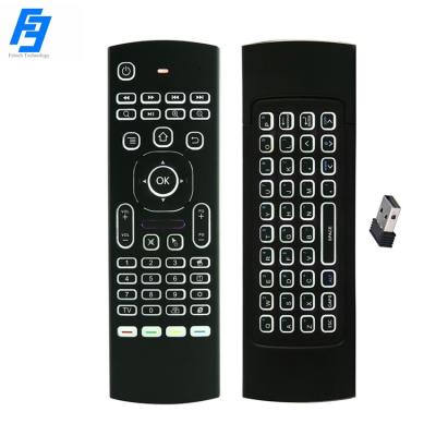 China Factory Sale Price Backlit MX3 2.4G Backlit Remote Control For Android TV Box/PC OEM&ODM Backlit Wireless Keyboard Mini for sale